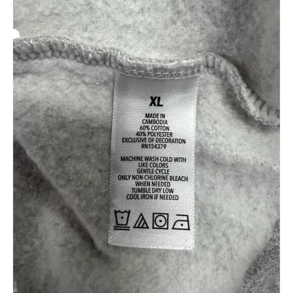 Aeropostale Women Hoodie Gray Long Sleeves Size XL - Picture 7 of 11